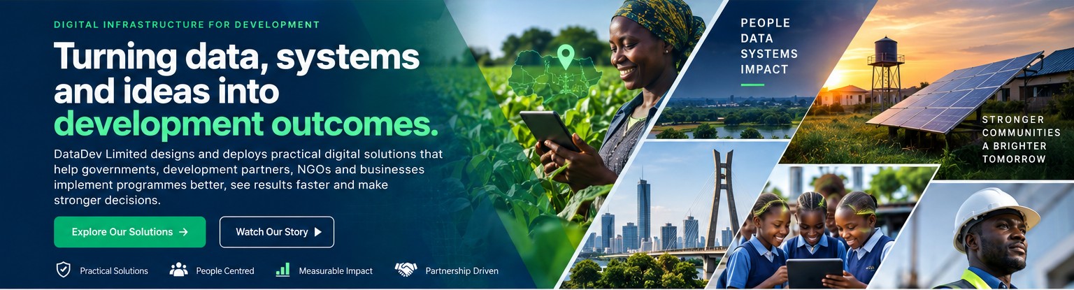 DataDev digital infrastructure for development across agriculture, communities, energy, education and infrastructure